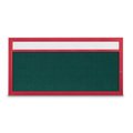 United Visual Products Slim Enclosed Corkboard, 36"x36", Bronze Alum Frame/Dark Spruce UVEB3636-BRONZE-DRKSPR